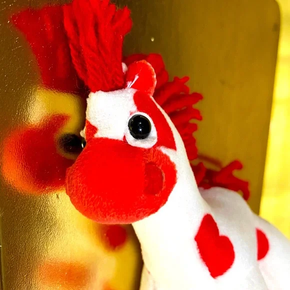 VALENTINES HORSE PONY FUNNY FEET BY BESTEVER RED HEARTS ON BODY RED MANE… - Picture 5 of 12